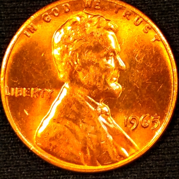 🔥1965 P Lincoln Penny🔥 In Brilliant Condition💯❤️ - Picture 3 of 9